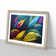 Colourful Bird Feathers Vol.4 - Single Picture Frame Print