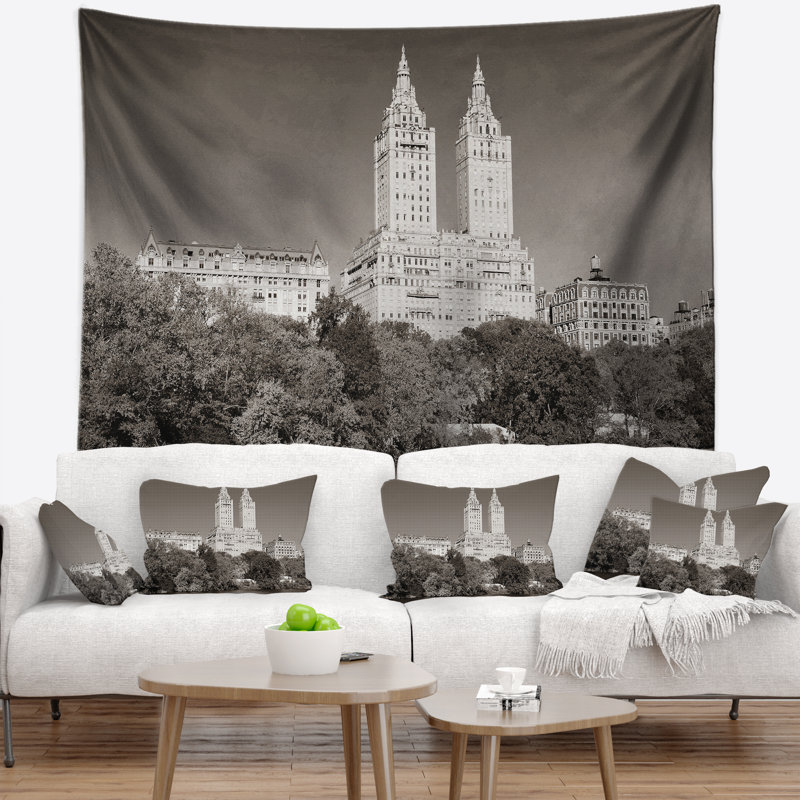 Magnifique tapisserie d'automne de Central Park, H 32 po x l 39 po