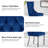 Tufted Velvet Upholstered Wingback  Dining Chair-1818594805-1823467792