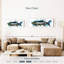 Ensemble de 3 poissons sur toile Tarpon-2061114580