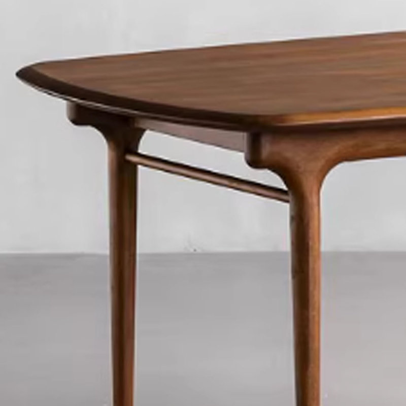 Bureau moderne en bois de chêne brun rouge moderne