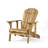 Malibu Reclining Adirondack Chair with Built-in Footrest and Durable Acacia Wood Frame, Perfect for Outdoor Relaxation.-1507193633