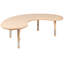 Half-Moon Plastic Adjustable Height Kids Activity Table-49248628