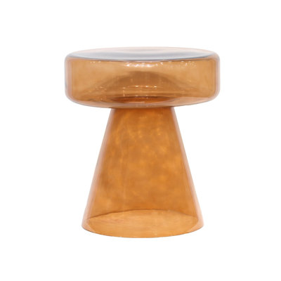 Table en verre ambré Worthen