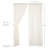 Francoise 100% Cotton Sheer Curtain Panel Pair
