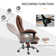 Barkett Upholstered Executive Chair with Massage Feature