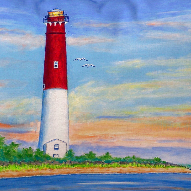 Coussin décoratif intérieur / extérieur Barnelot Lighthouse, 11 po x 14 po