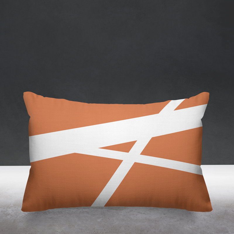 Seward Outdoor Reversible Throw Pillow, Nude