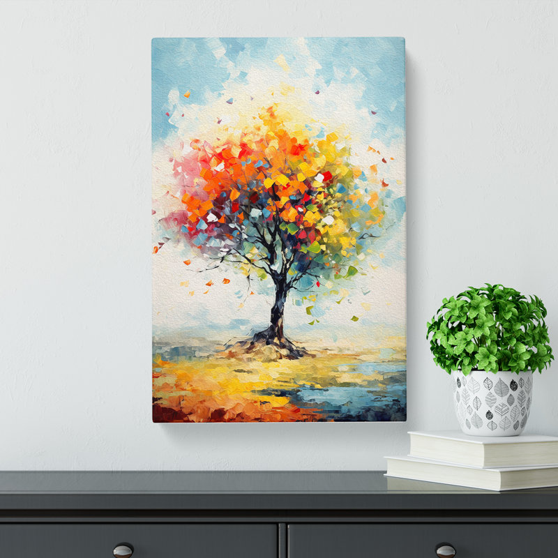 Apple Tree Impressionism - Print, 50cm H x 35cm W x 3cm D