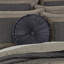 Alaro - Slate Circular Pillow Cover & Insert