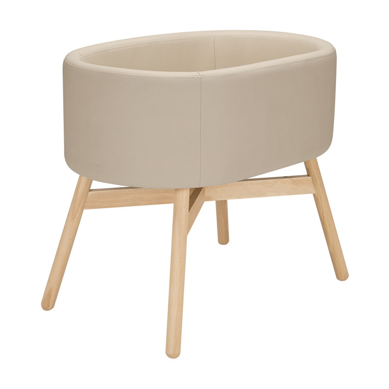 babyletto x GATHRE Capsule Bassinet, Beige