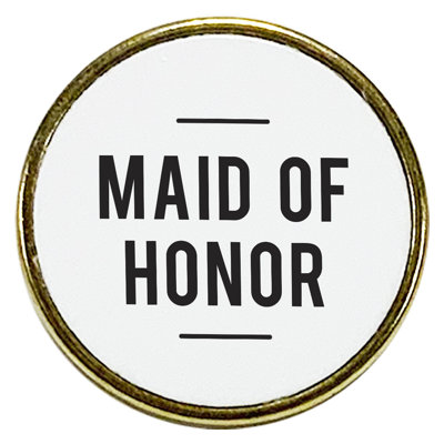 Épinglette Maid Of Honor