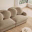 Canapé Comfy en chenille, canapé 2 places profond avec 4 coussins décoratifs, structure en bois pour le salon et la chambre à coucher-1635618497