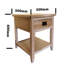 Neilton 50cm W Solid Wood Bedside Table