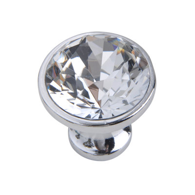 Poignée anneaux Utopia Alley Gleam Crystal