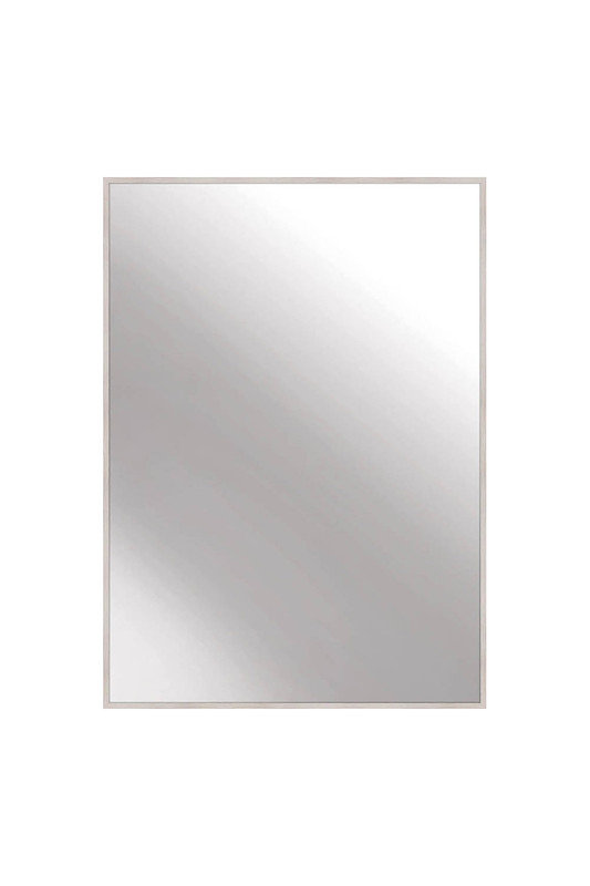 nielsen Almeria Aluminium Wall Mirror, 70cm H x 50cm W, Oak White