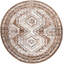 Tapis oriental Charlotte en brun-551808149