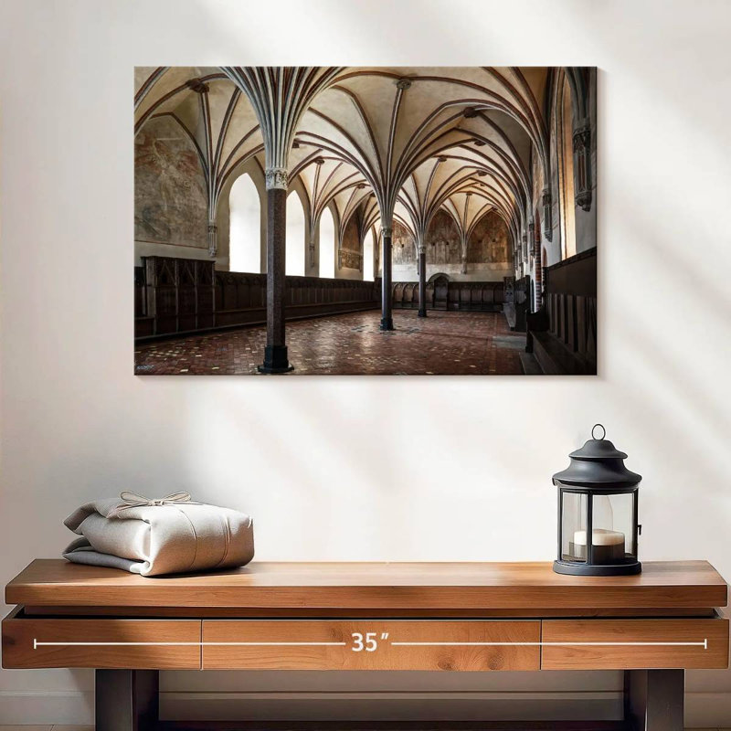 Colonnes du château Lilie Malbork, H 16 po x l 24 po