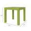Ensemble bistro 3 pièces avec chaises Mira et table Solora, vert-282797708