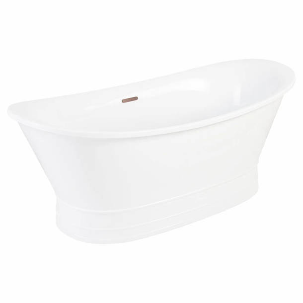 Hydro Systems Breanne 66'' x 36'' Freestanding Soaking Acrylic Bathtub ...