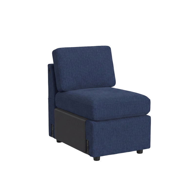 Lockheart Seat And Back 24" Blue, Blue