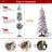 7.5' Pre-Lit Flocked 360 Degree Rotating Spruce Artificial Christmas Tree with 400 Lights