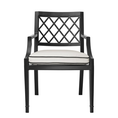 Chaise de patio avec coussin Bersum