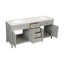 Meuble-lavabo double 72 po avec plateau en marbre Curi