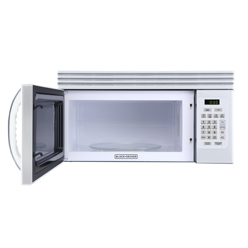 Micro-ondes à hotte intégrée de 1,6 pi³ 29,9 po Decker 29,9 po, blanc