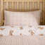 Brushed Teddy Bear Cotton Reversible Duvet Cover Set-131303172