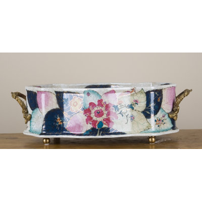 Tobacco Leaf Handmade Cachepot
