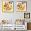 «Warm Minimalist Circular Abstract I», peinture sur toile-1582274757-1582274756
