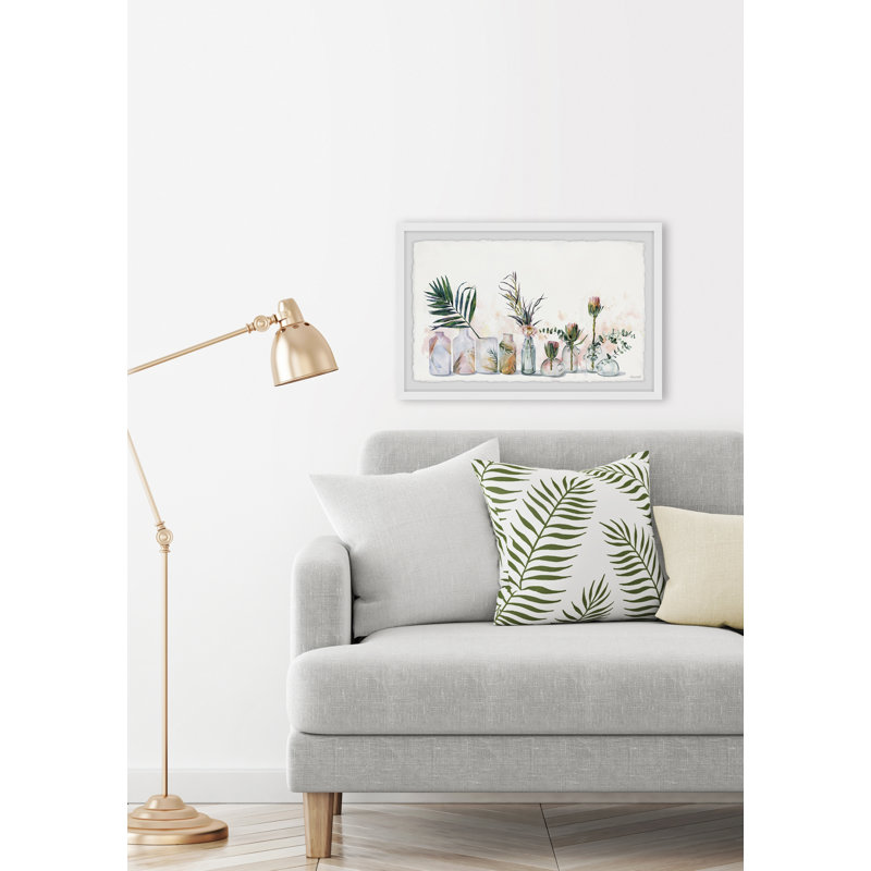 Botanical Bottles - Single Picture Frame Painting, 41 cm H x 61 cm W