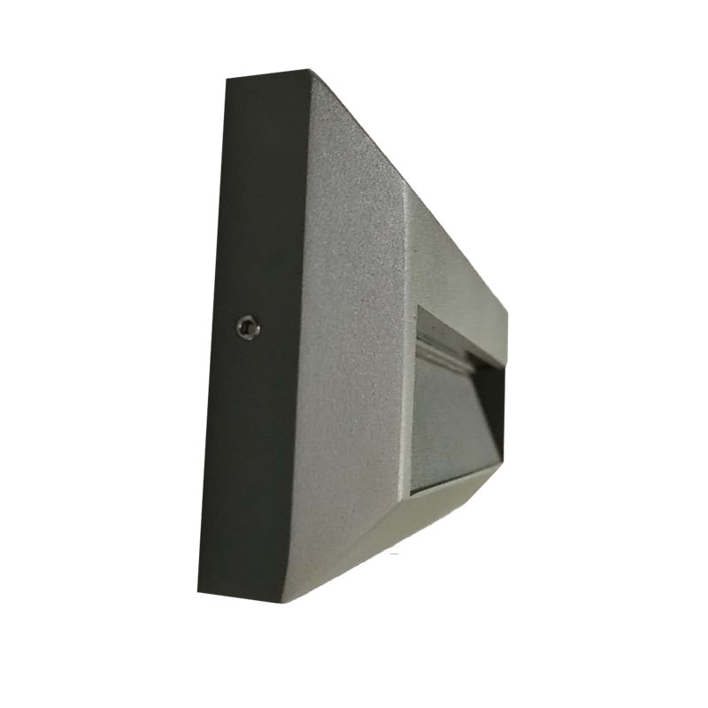 Black Cast Aluminum LED Step Light with PVC Ground Spike