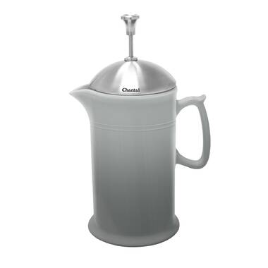Stainless Steel French Press Coffee Maker - Double Walled 34oz Espresso &  Tea Maker - 100% 18/10 Stainless Steel，Rust-Free, Dishwasher Safe (1000ML)