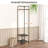 Ebern Designs Corner Coat Rack With Shelves Freestanding Hall Tree With Top Hanger White-464817581