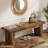 55.11'' Farmhouse Long Entryway Bench
