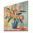 Henri Matisse Style Boho Flower Bouquet I - Boho Pottery On Wood Print-1101912920