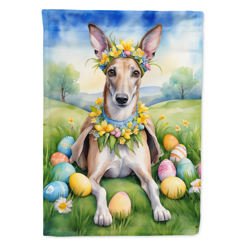 Easter Egg Hunt Double Sided 40'' H x 28'' W Polyester Easter House Flag