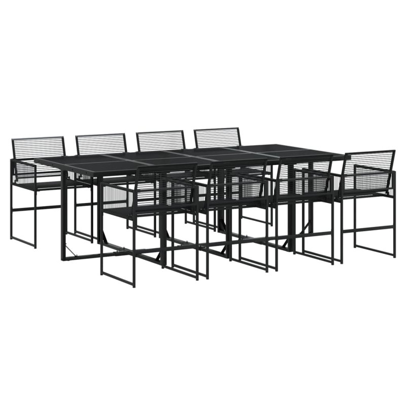 Rectangular 9 - Piece 8 - Person 220Cm L Outdoor Table Set