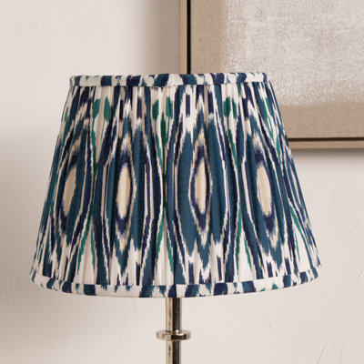 Pleated Cotton Cylinder Shade