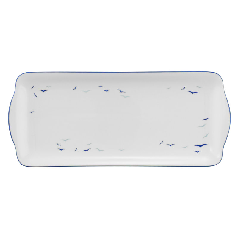 Rectangular cake platter 34.5 x 14.5cm
