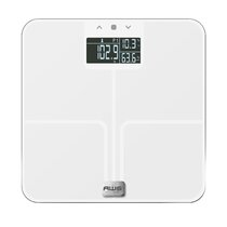 Airscale Digital Bathroom Scale, Battery-Free Tech, highly, 400lbs Black