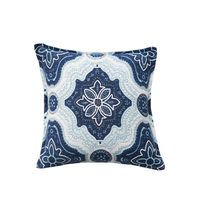 William Indigo Blue and Surf Pillow
