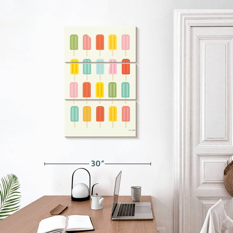 Yarlin Colourful Popsicles, 32" H x 20" W