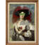 «Portrait Victorian Elegant Women» sur toile-121600364-121600363