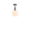 Linear Knurl 1 - Light LED Semi Flush Mount
