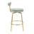 Kayson 25.5" Gold Swivel Upholstered Counter Stools-1129021422