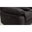Causeuse inclinable noire