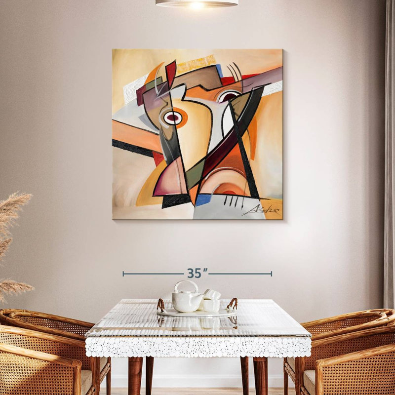 Avery Neutral Semblance, 39" H x 39" W